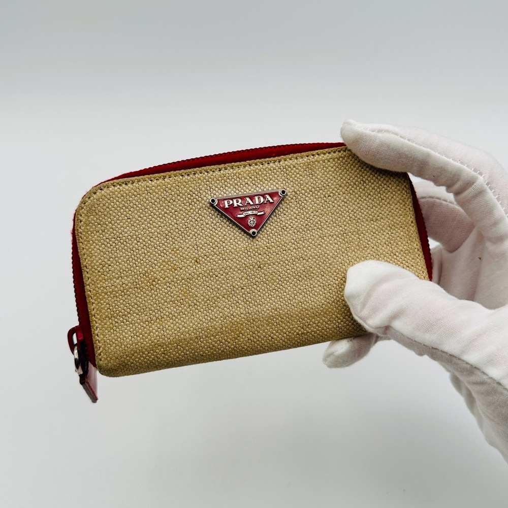 Prada Compact Card Holder Wallet